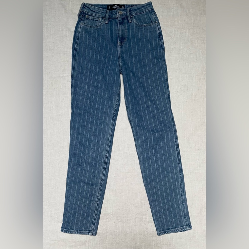 Hollister Striped Mom Jeans